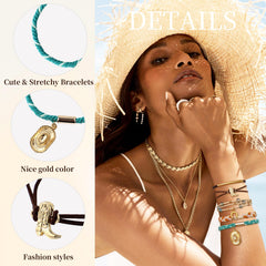Bessrung western-hat-design hair-tie collection enhances outfits
