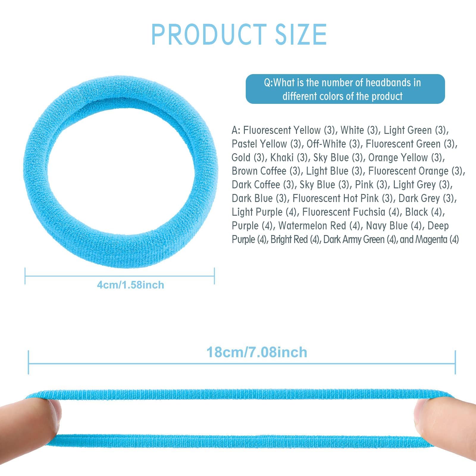 Bessrung colorful assorted hair ties offers matching options for different outfits.