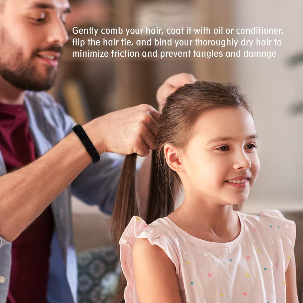 Bessrung hair ties gentle on hair and easy to remove