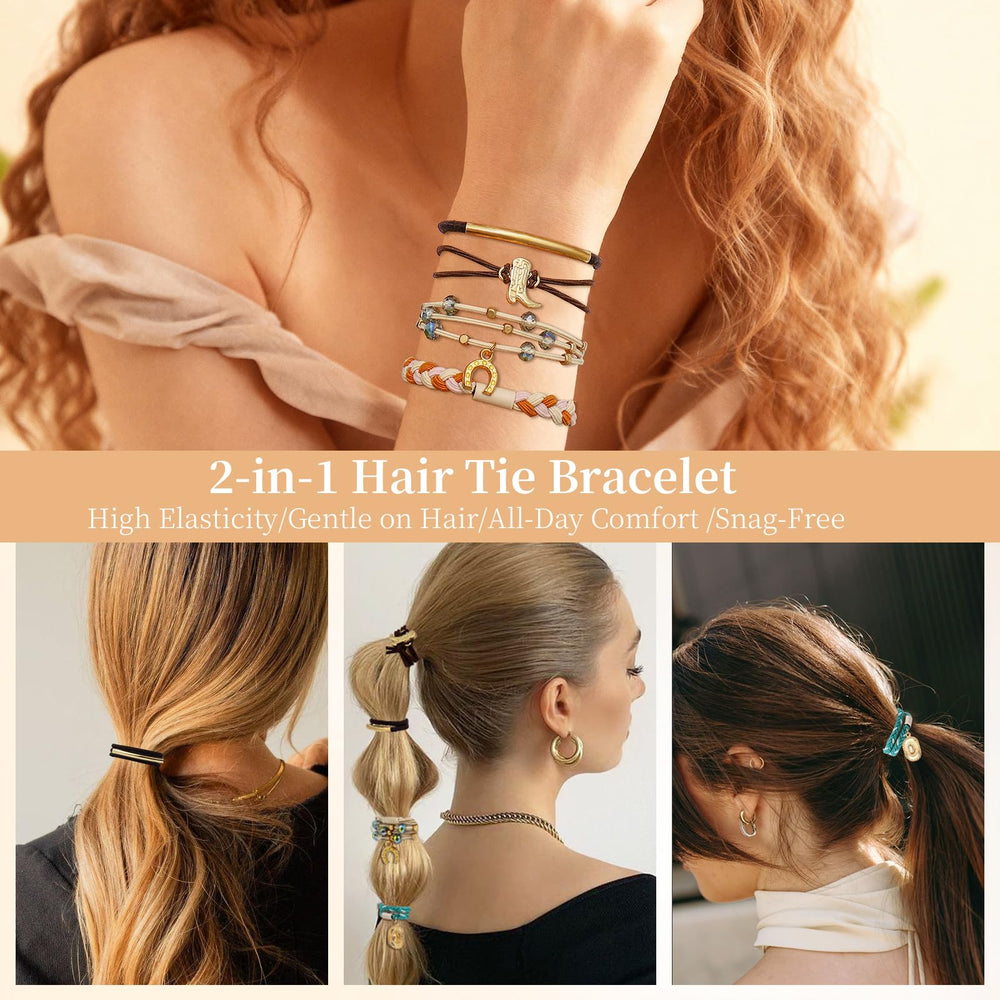 Bessrung snag-free durable elastic hair-tie prevents snagging