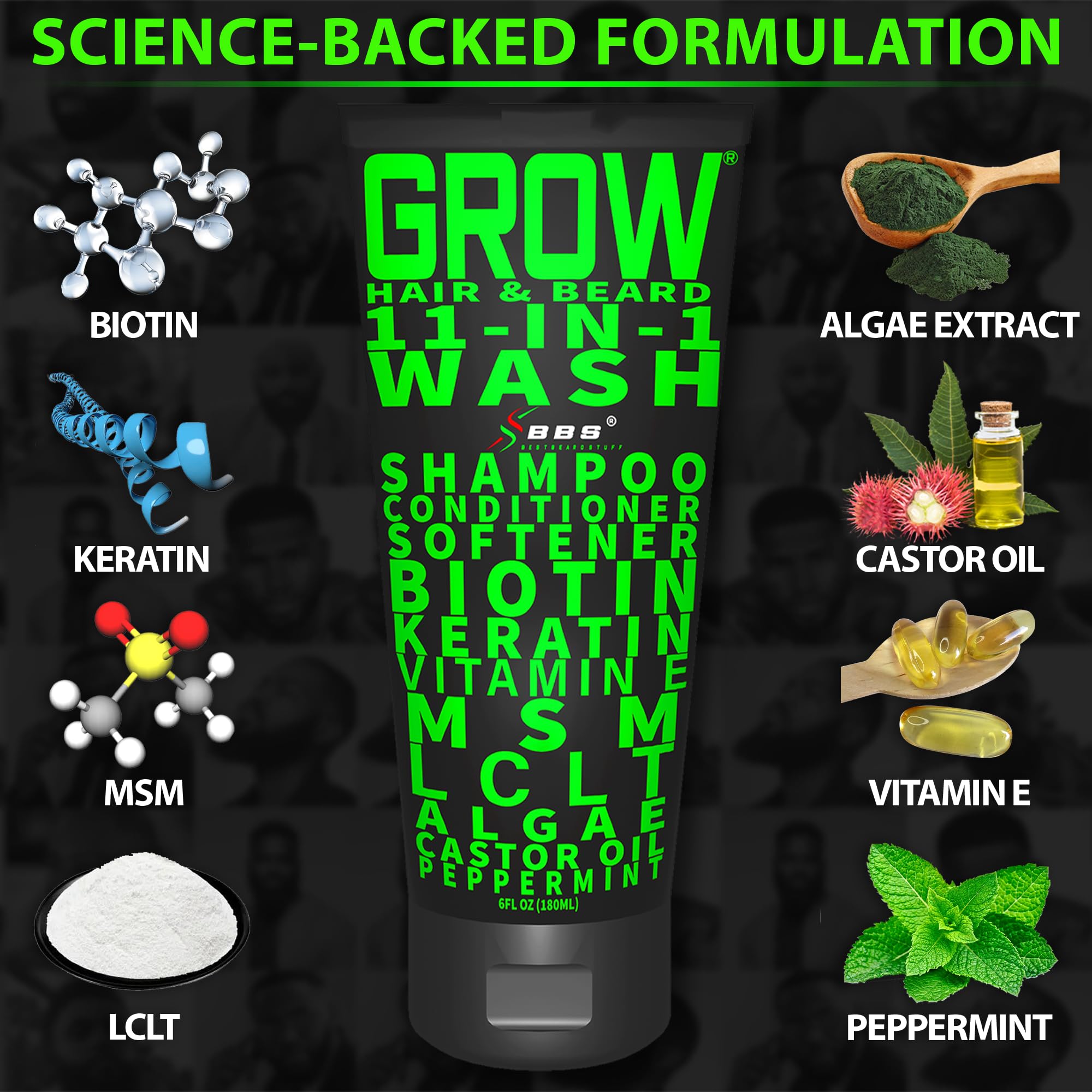Best Beard Stuff GROW 11-in-1 beard-softening application