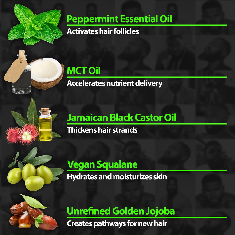 BBS Best Beard Stuff Grow Maximum dropper enables precise, targeted application for growth.