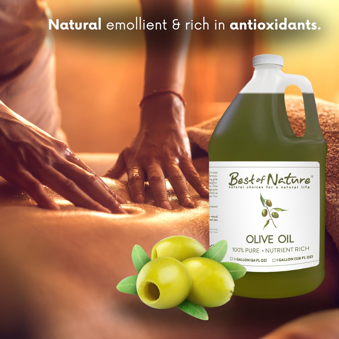 Best of Nature olive oil after-sun nourishment and calm skin.
