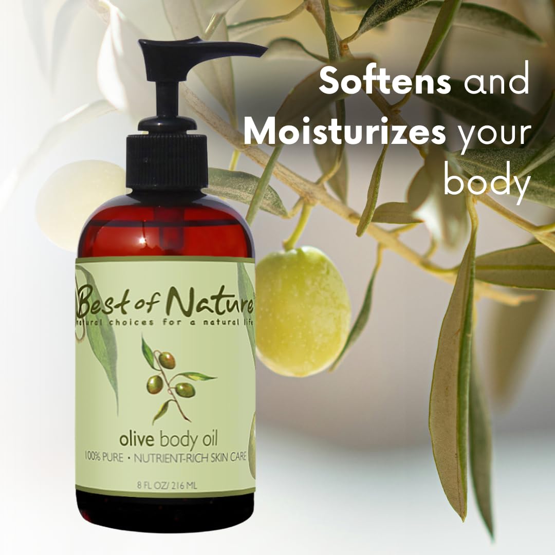Best of Nature olive oil hair softness and shine.
