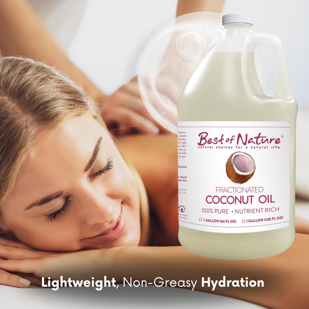 Best of Nature unscented fractionated oil pump for easy, mess-free moisturizing