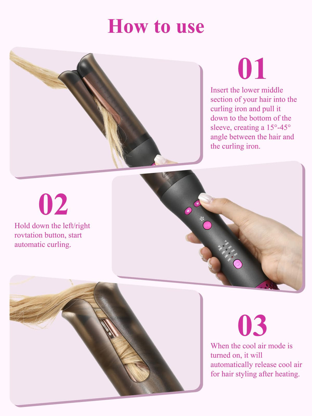 Bestauty 100-240V worldwide voltage for travel-friendly styling