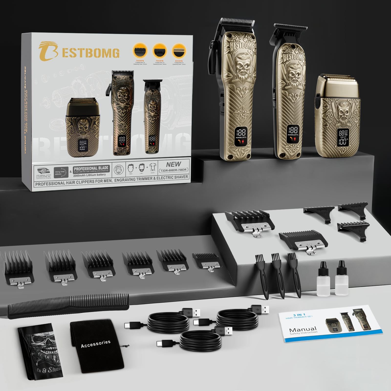 BESTBOMG BS-807E all-metal body delivers durability and premium feel