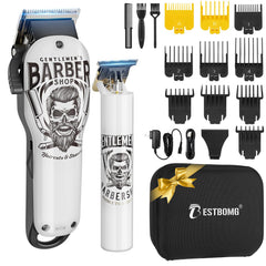 BESTBOMG hair clippers front view for home grooming and precise cuts.