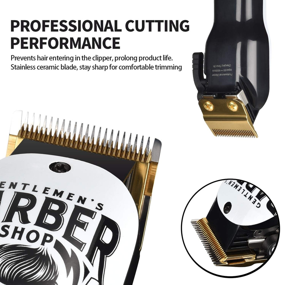 BESTBOMG updated hair clipper cordless charge-indicator shows charging status