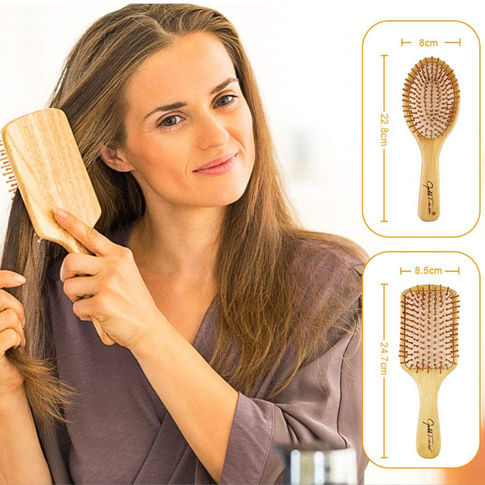 BESTFIRE large air cushion comb provides gentle scalp massage