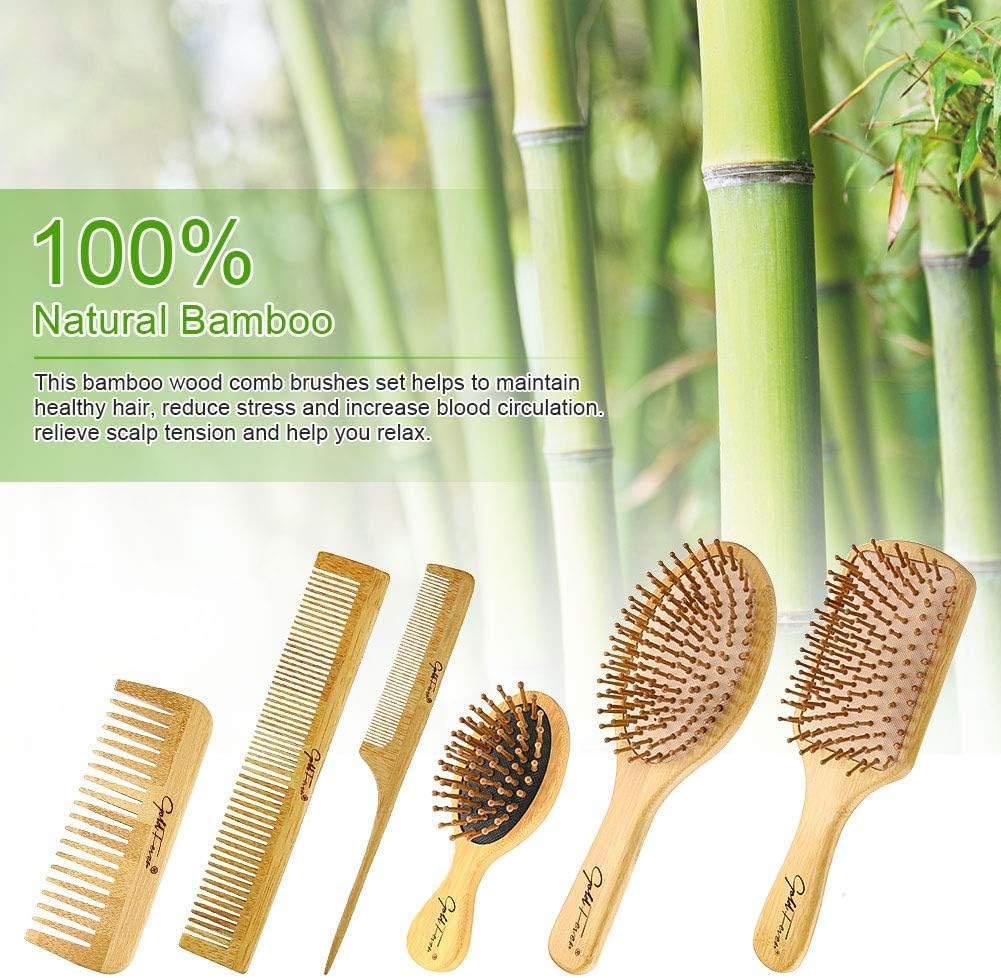 BESTFIRE oval air cushion comb ensures comfortable grooming for all hair types