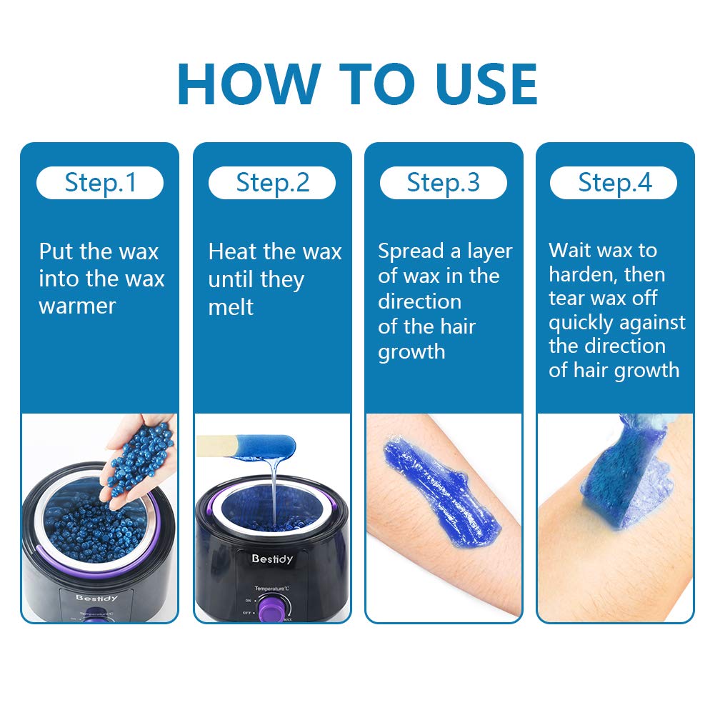 Bestidy hair removal area on bikini line for quick routines