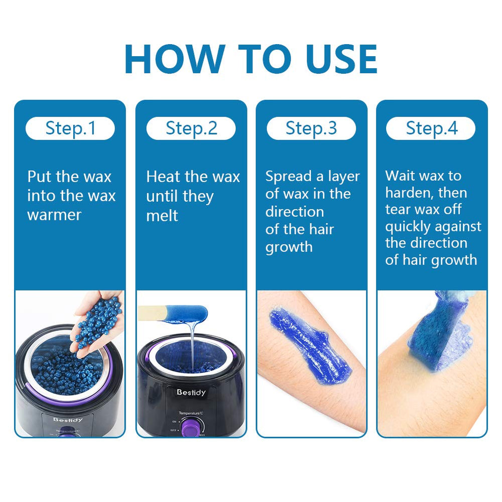 Bestidy hair removal area on bikini line for quick routines