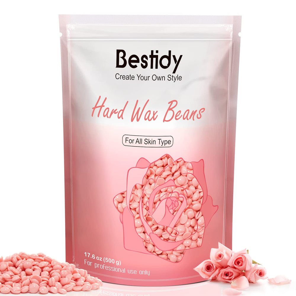 Bestidy wax beads show honey-like consistency for smooth removal.