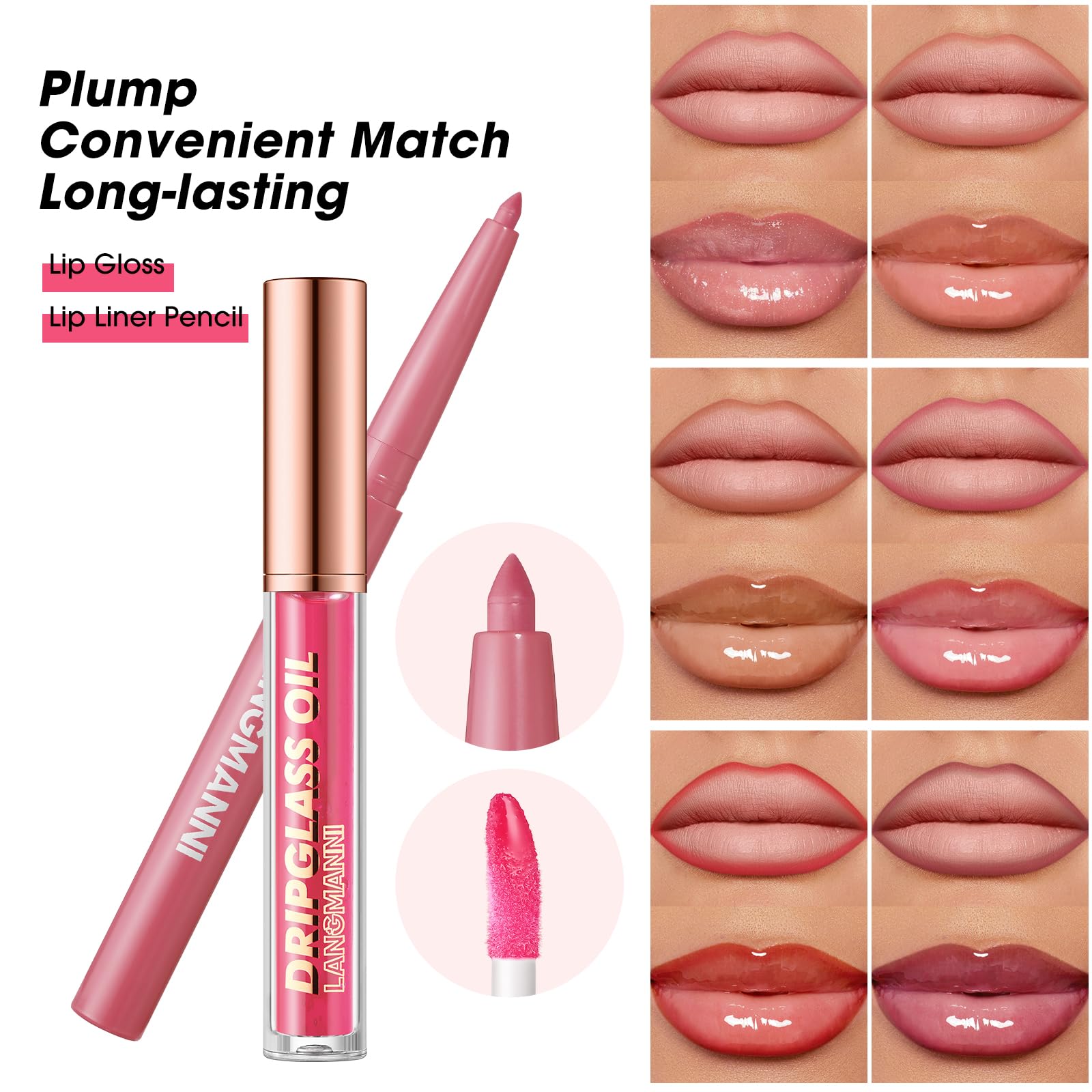 BestLand hydrating lip oil delivers non-sticky, airy shine