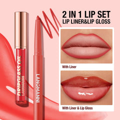 BestLand lip liner swatch demonstrating precise definition and fade resistance