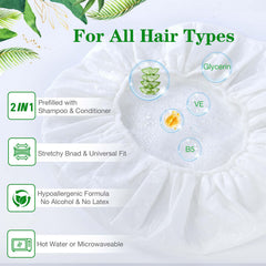 BestLink shampoo caps hypoallergenic formula for gentle cleansing and fragrance.