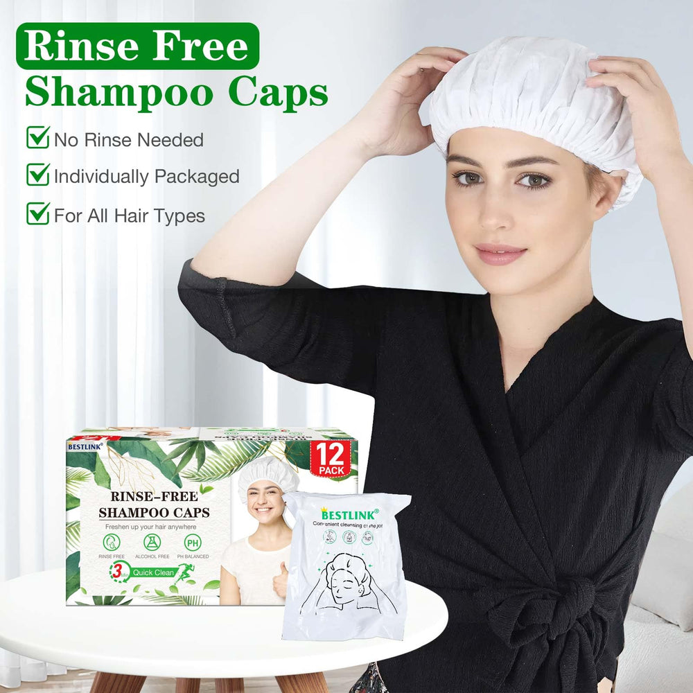 BestLink shampoo caps spa like fragrance with herbal extracts for soothing experience.