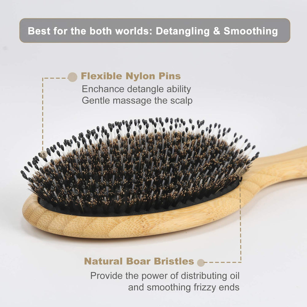 BESTOOL Hair Brush Small portable design for travel and on-the-go touch-ups