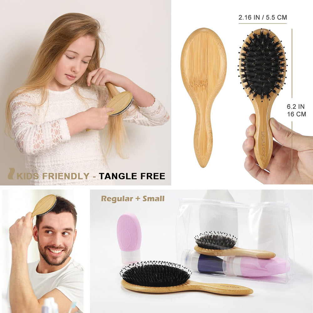 BESTOOL Hair Brush Smoothing Shine evenly distributes oils for healthier-looking hair