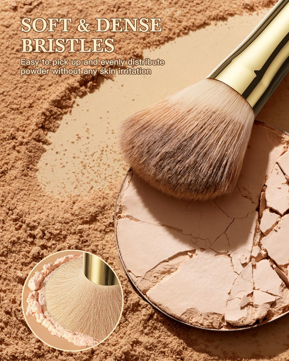 BESTOPE PRO double-ended brush supports versatile foundation to concealer transitions