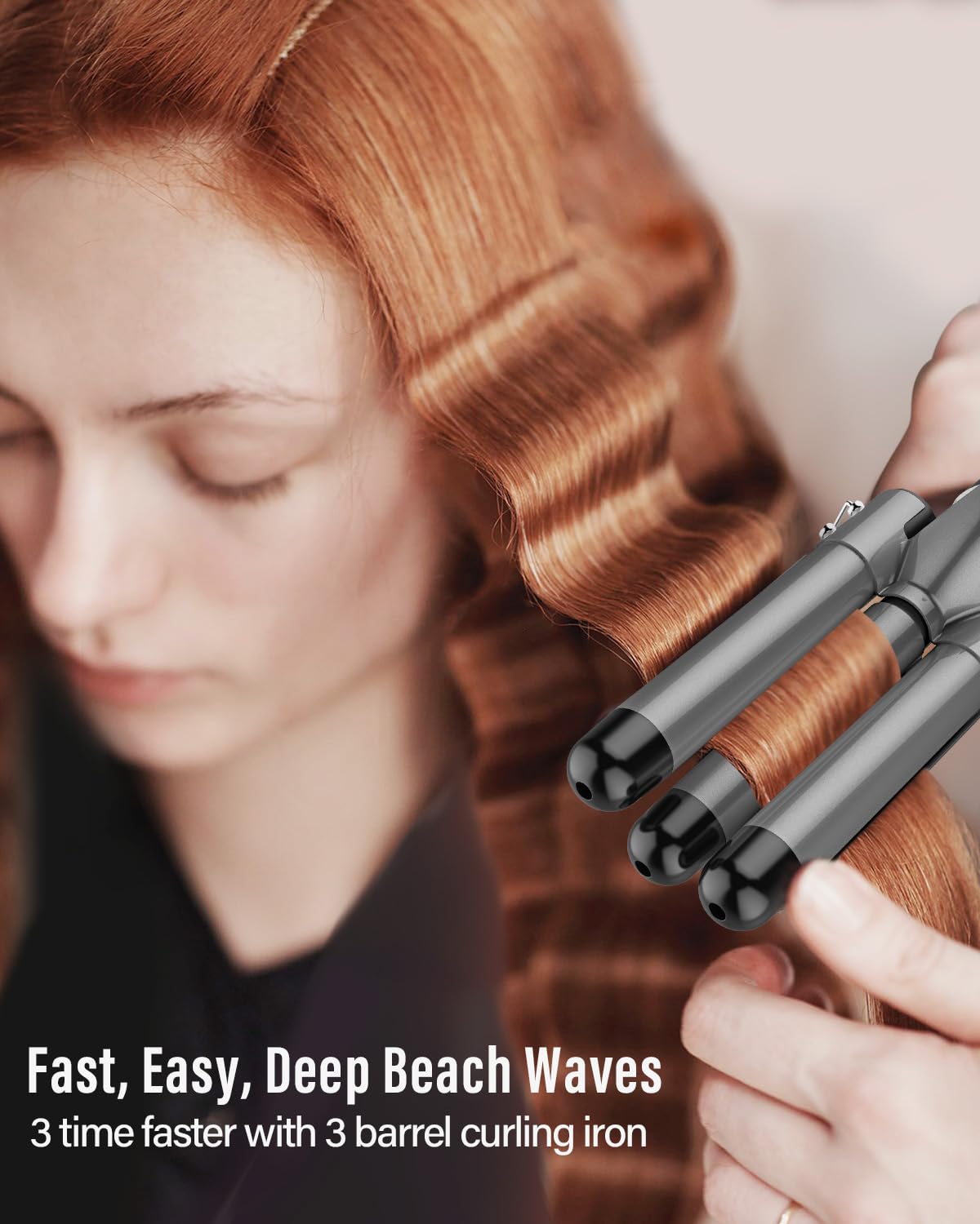 BESTOPE PRO interchangeable wands gray enable quick heat and diverse styling.