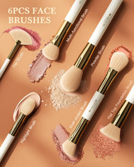 BESTOPE PRO makeup brushes set double-ended brush for versatile coverage