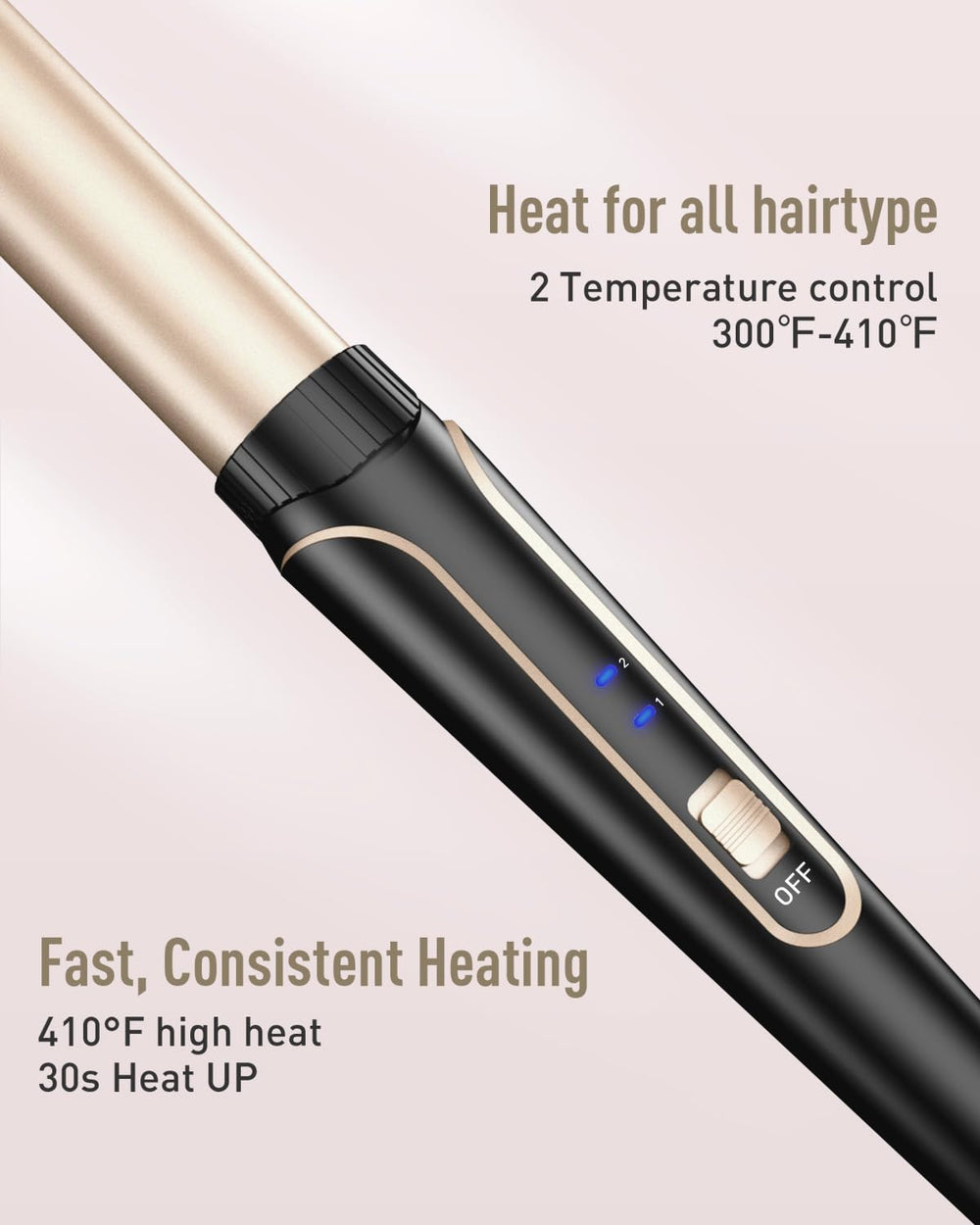 BESTOPE PRO travel-friendly dual voltage wand set with gloves and clips