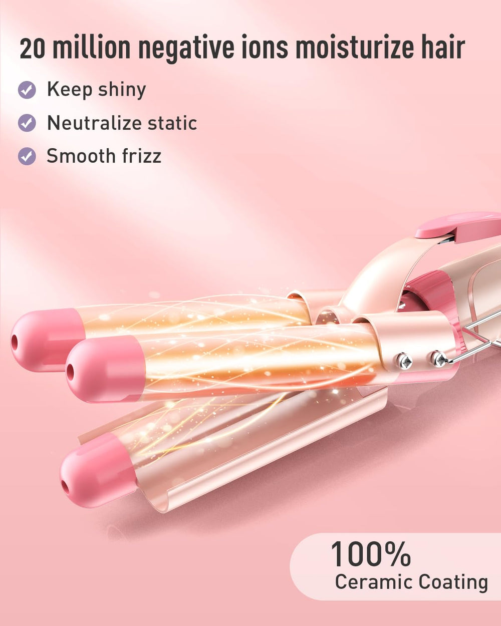 BESTOPE PRO Waver dual-voltage design for travel-friendly styling.