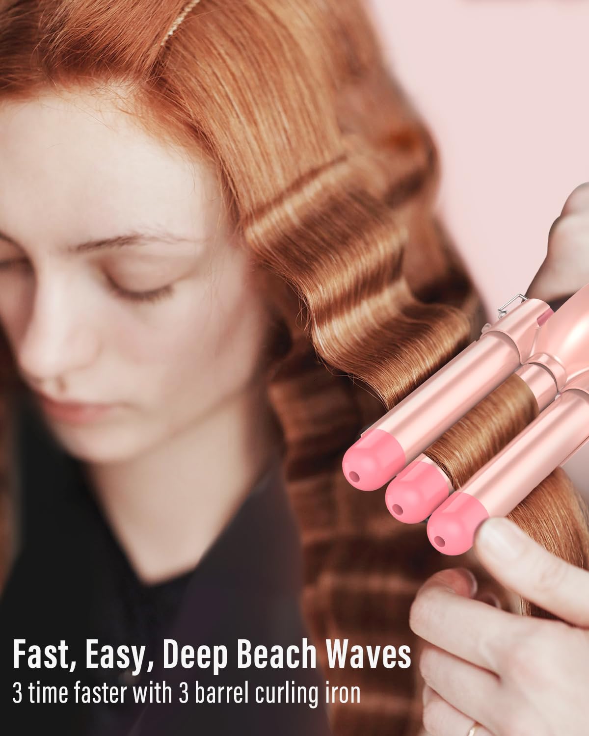 BESTOPE PRO Waver salon curls at home with ceramic heat.