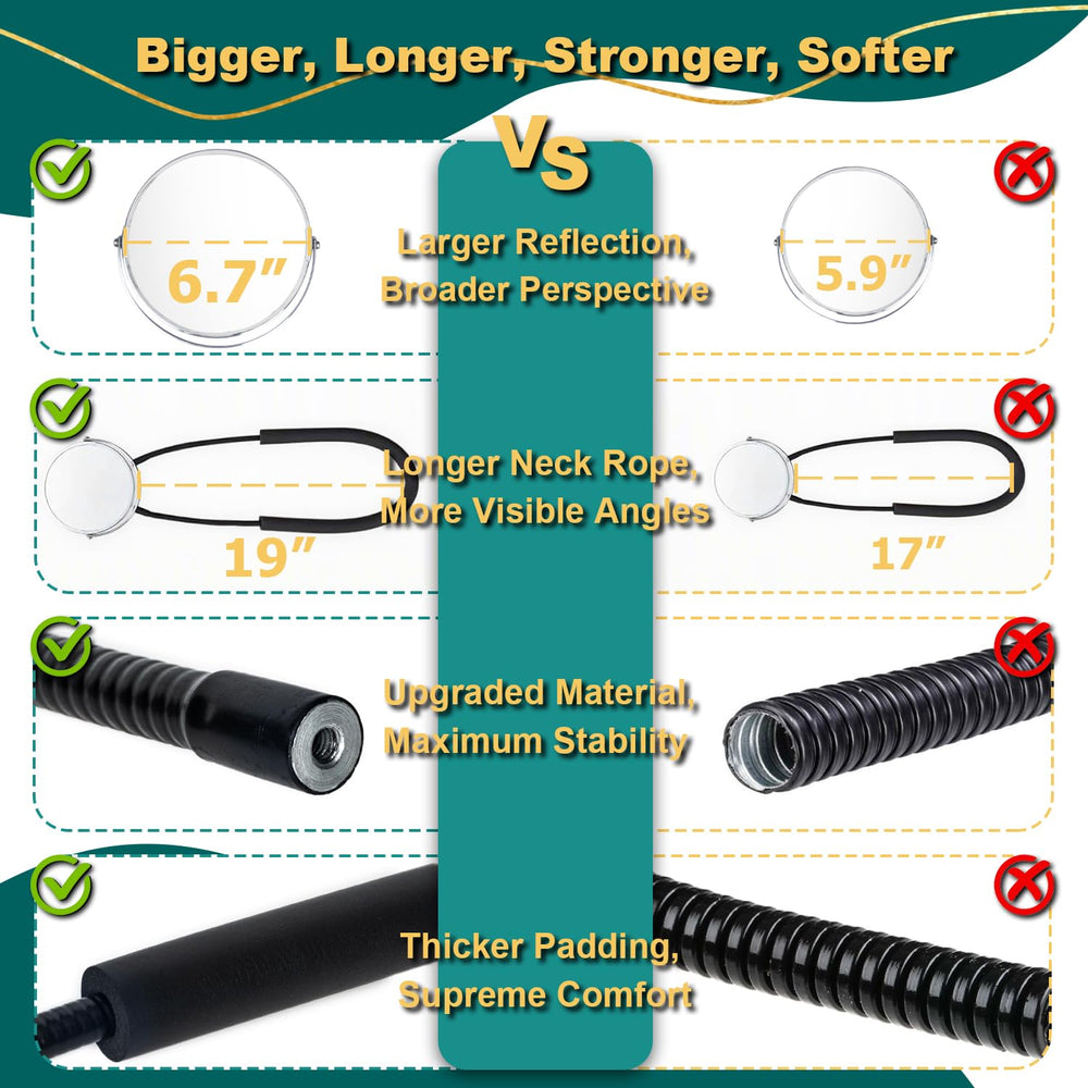 BESZONE portable travel design folds for on-the-go touch-ups.