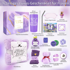 Betem Spa Gifts Lavender tumbler close-up showing insulated design for warm drinks