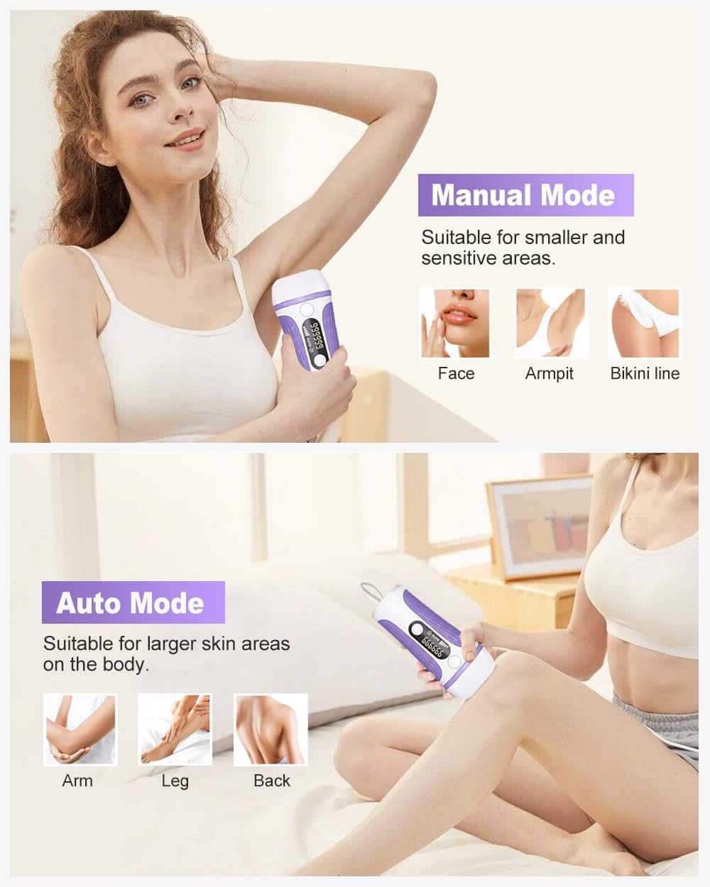 BETNEP IPL full-body treatment suitable for both women and men for at-home sessions.