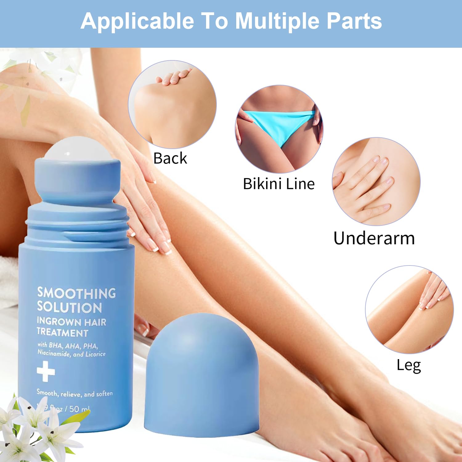 Bettenko Smoothing Solution absorbs in seconds, leaving no sticky residue.