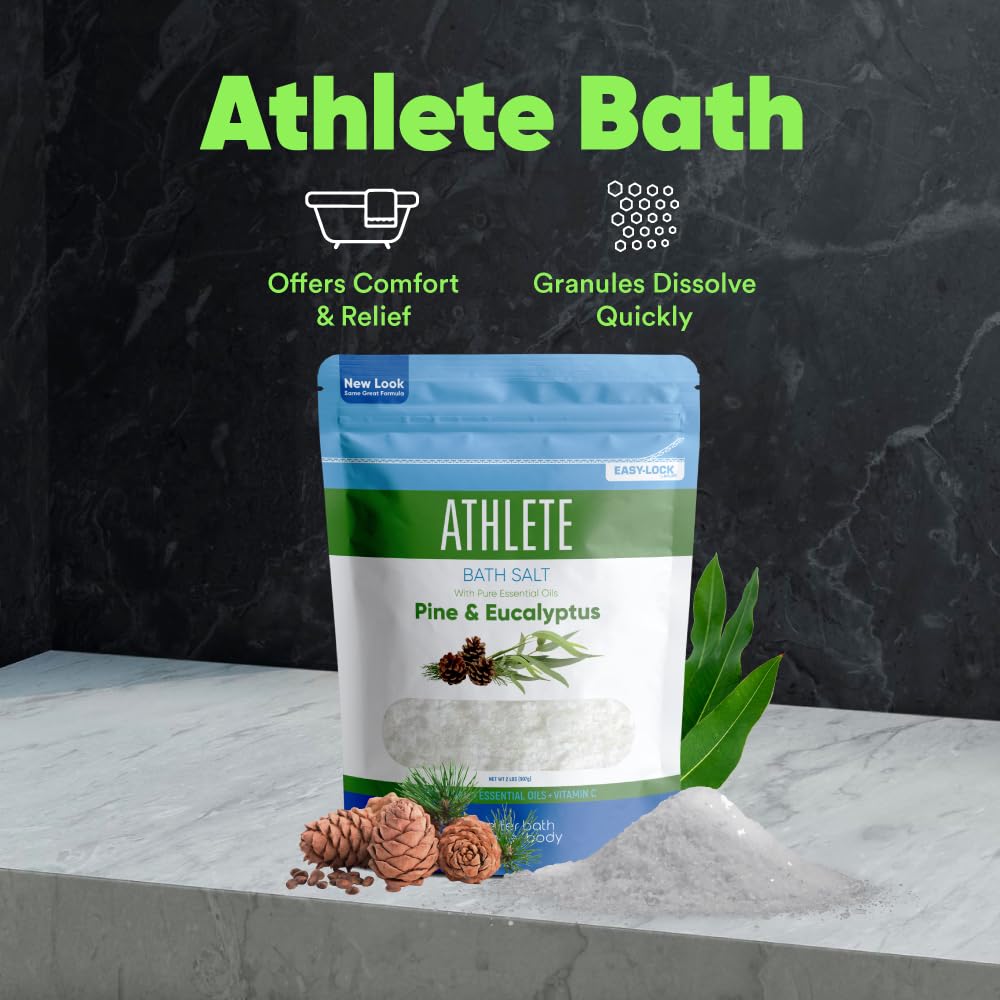 Better Bath Better Body athlete bath salt peppermint note adds cooling invigoration