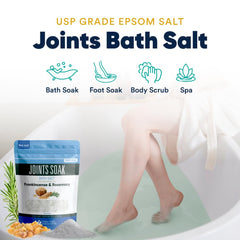 Better Bath Better Body Joints Soak essential oils, rosemary, frankincense, peppermint, refreshing aroma.
