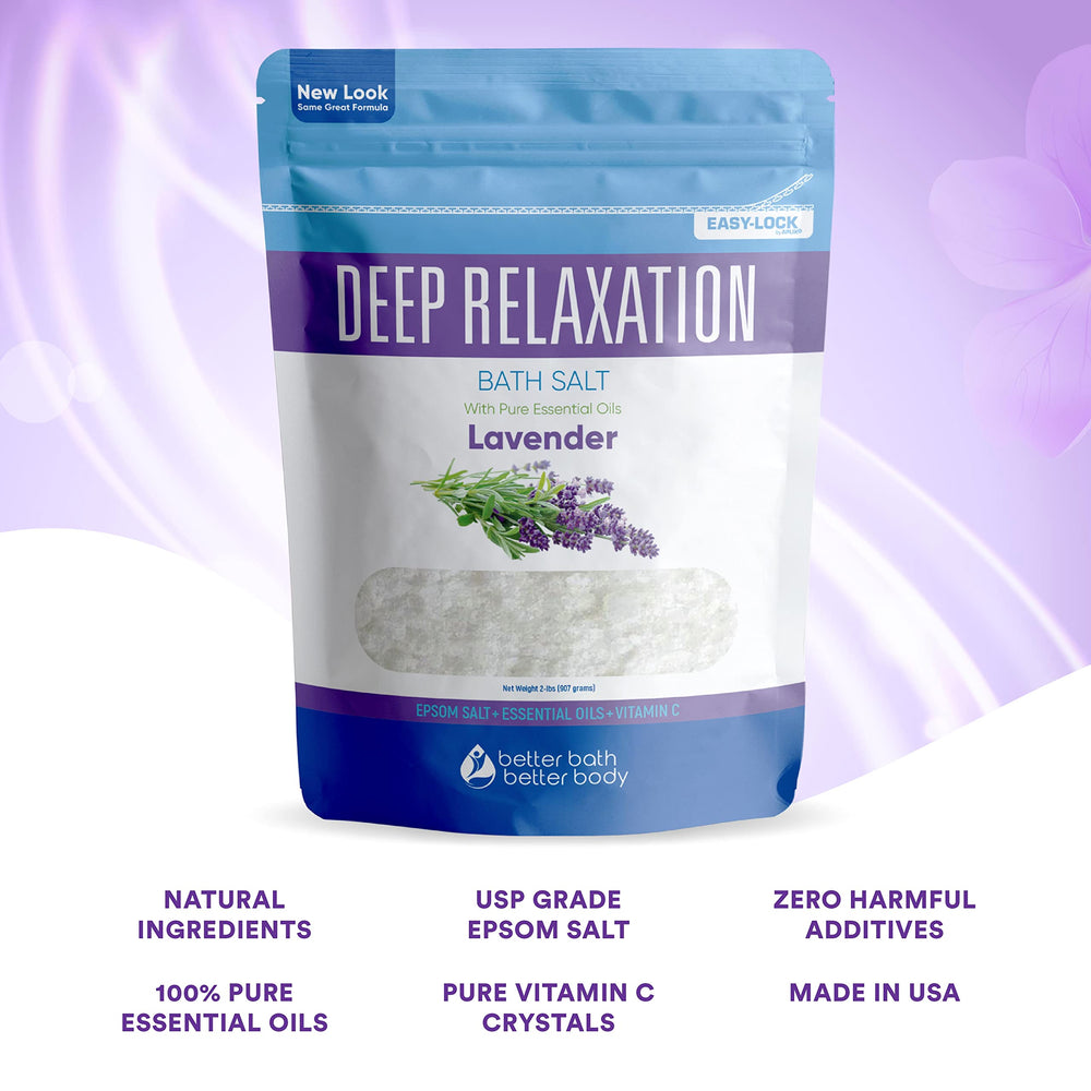 Better Bath Better Body lavender aroma soak for relaxing evenings.
