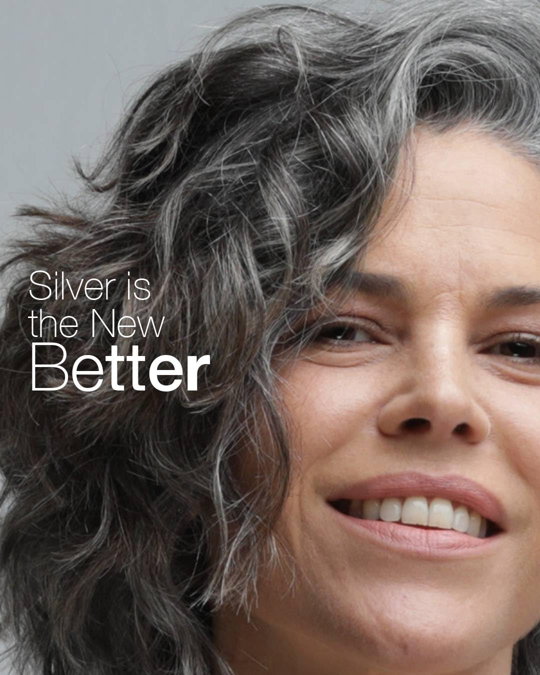 Better Not Younger Silver Lining Purple Shampoo in shower showing sulfate-free formula.