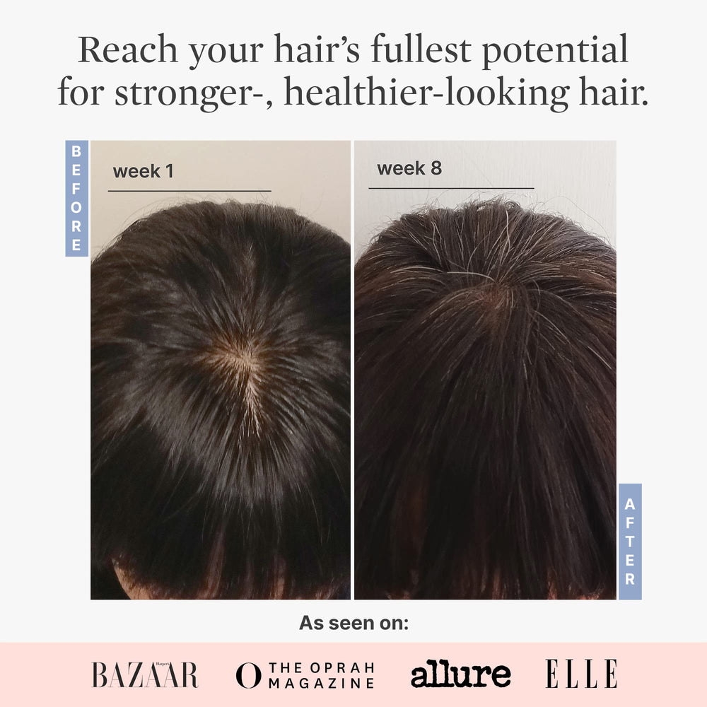 Better Not Younger Superpower+ Serum biotin ingredient focus emphasizes nourishment for healthy-looking hair