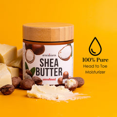 Better Shea Butter close-up texture shows creamy moisturization for dry skin.