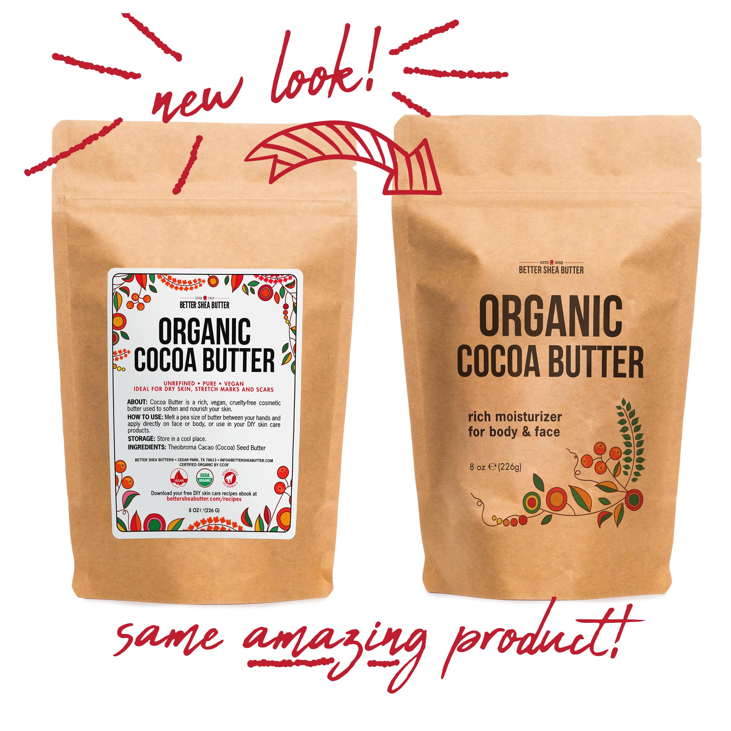 Better Shea Butter cocoa butter lip balm base texture during application