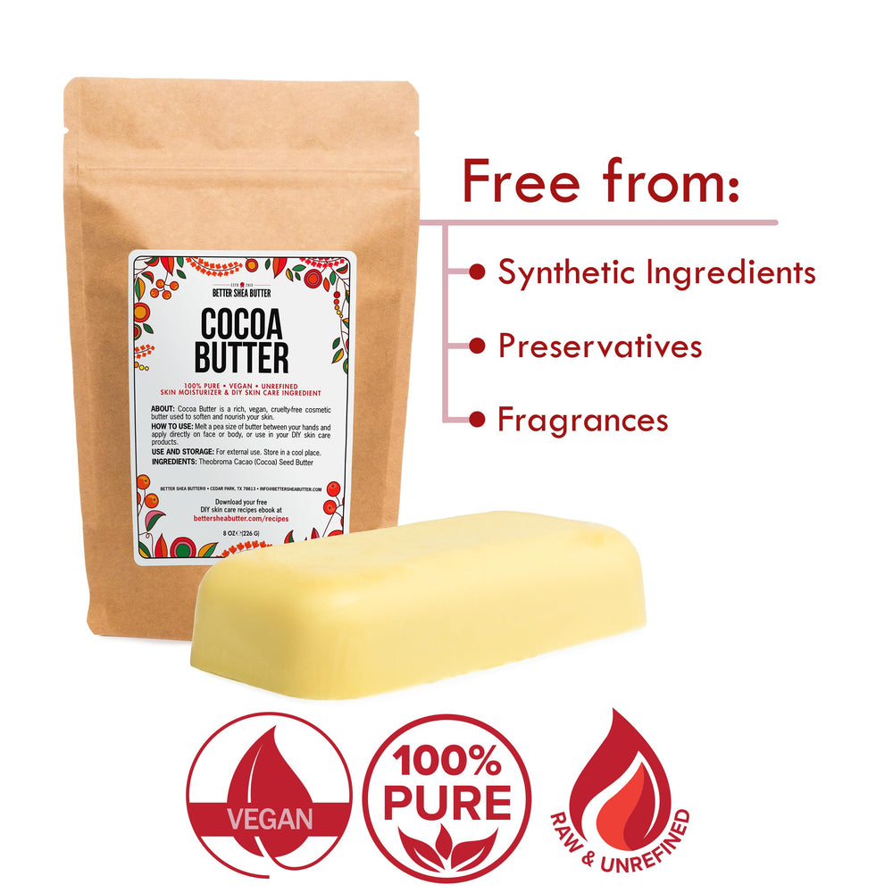 Better Shea Butter cocoa butter scent fades after application.