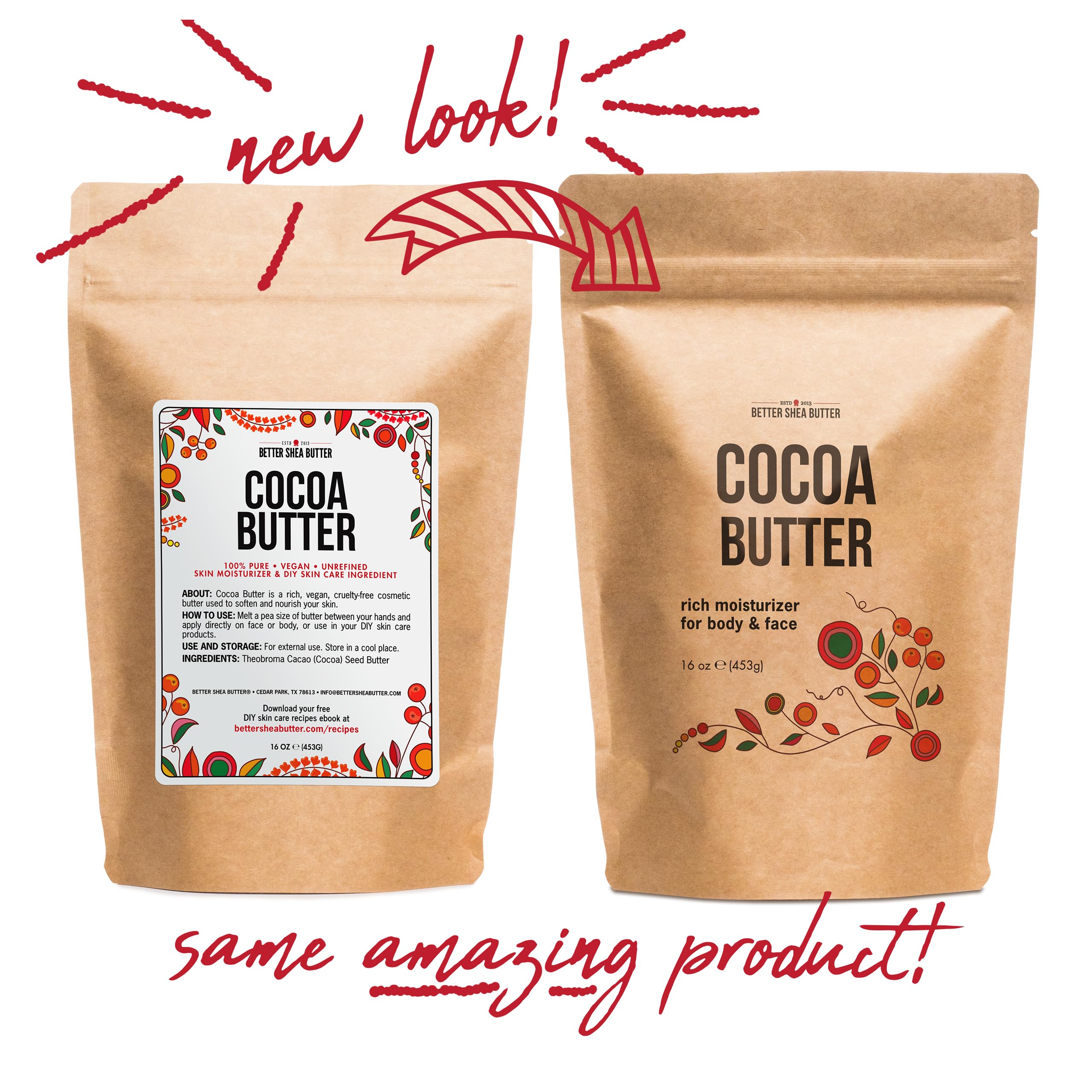 Better Shea Butter cocoa butter scent fades after application