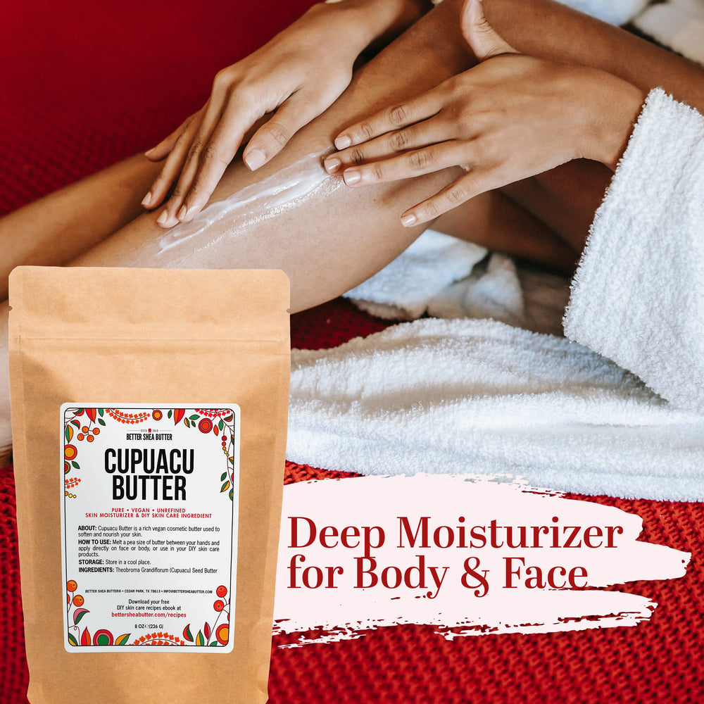 Better Shea Butter Cupuacu Butter deep hydration for body and face.