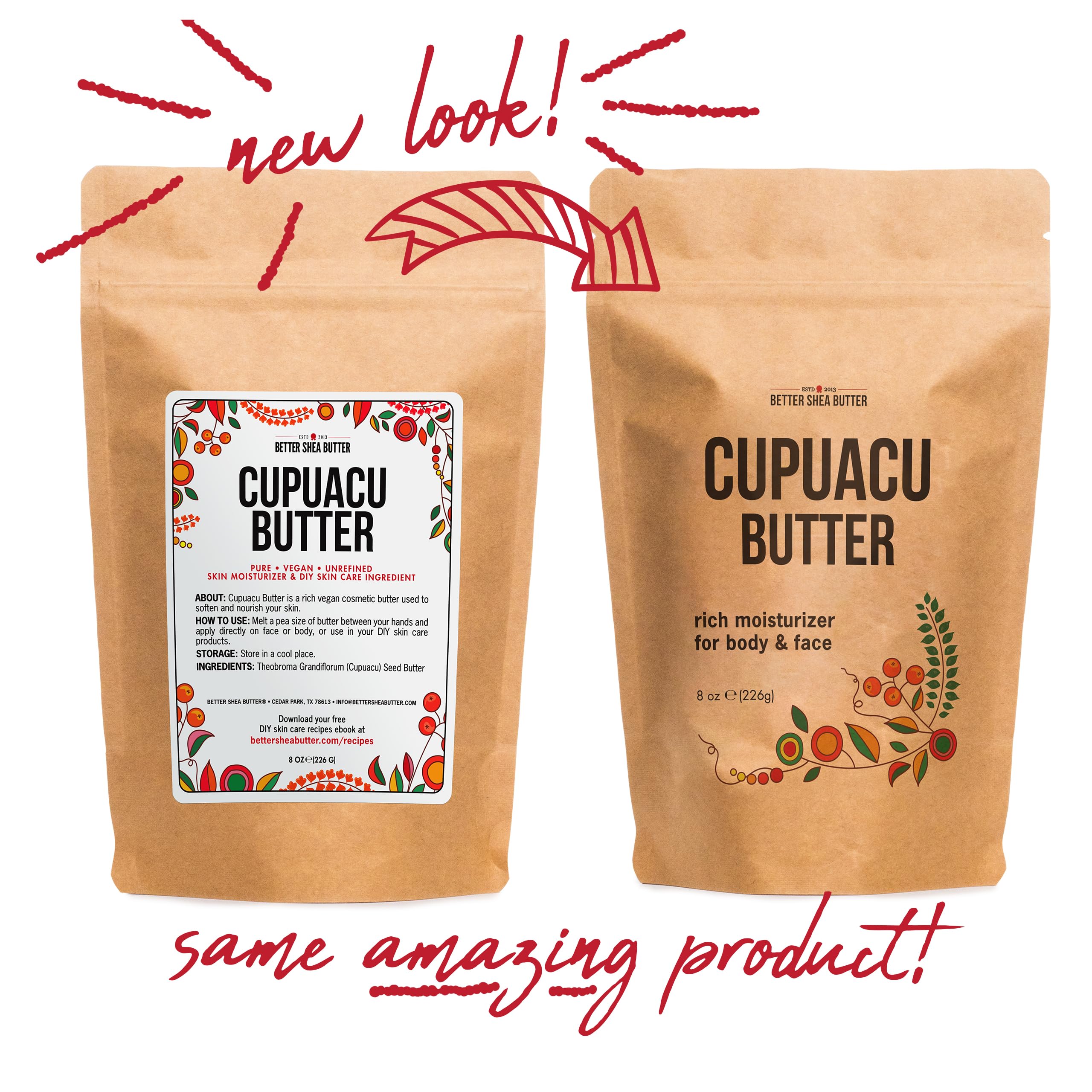 Better Shea Butter Cupuacu Butter close-up texture for smooth application.