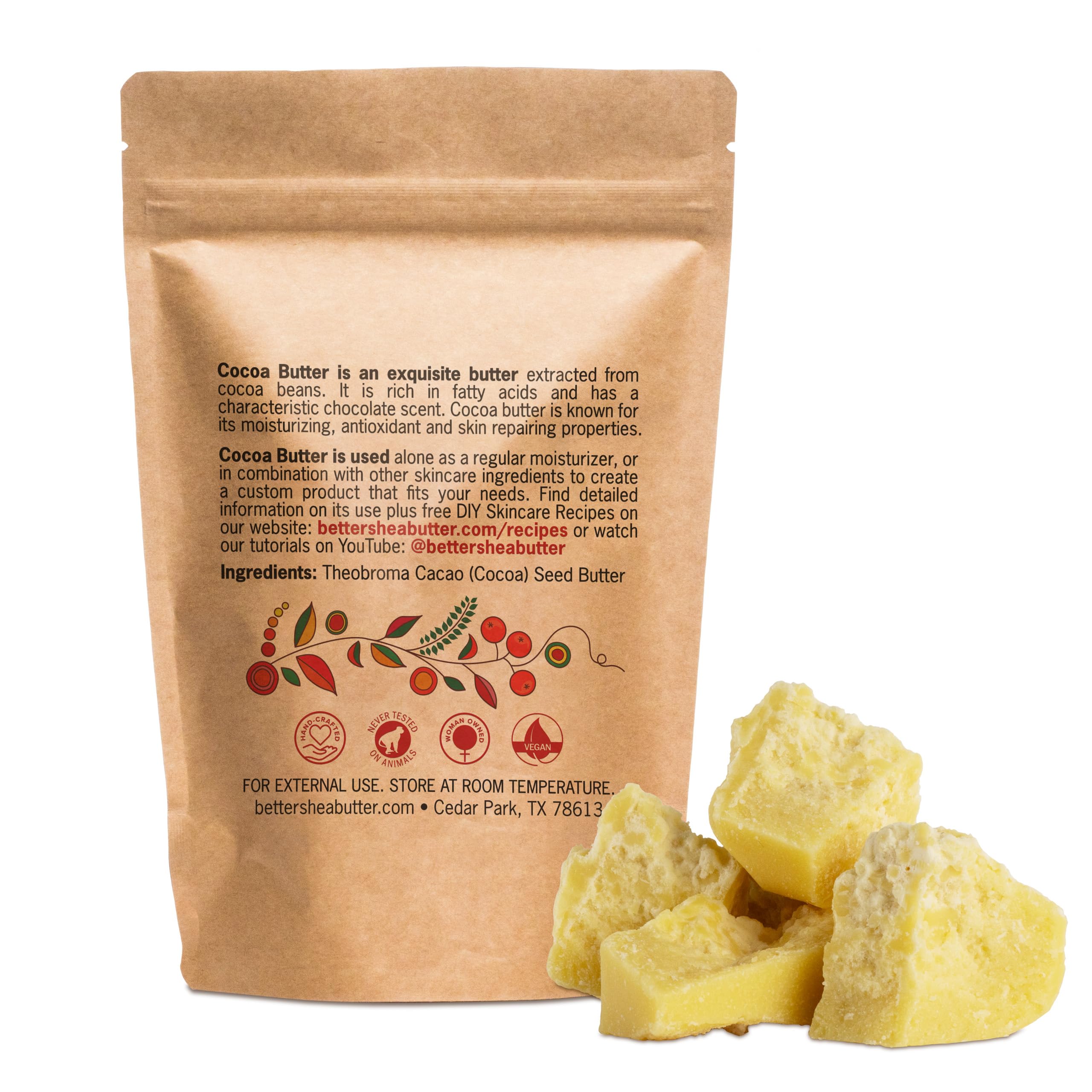 Better Shea Butter eco-friendly packaging cap closeup