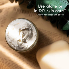 Better Shea Butter face moisturizer application demonstrates non-greasy finish