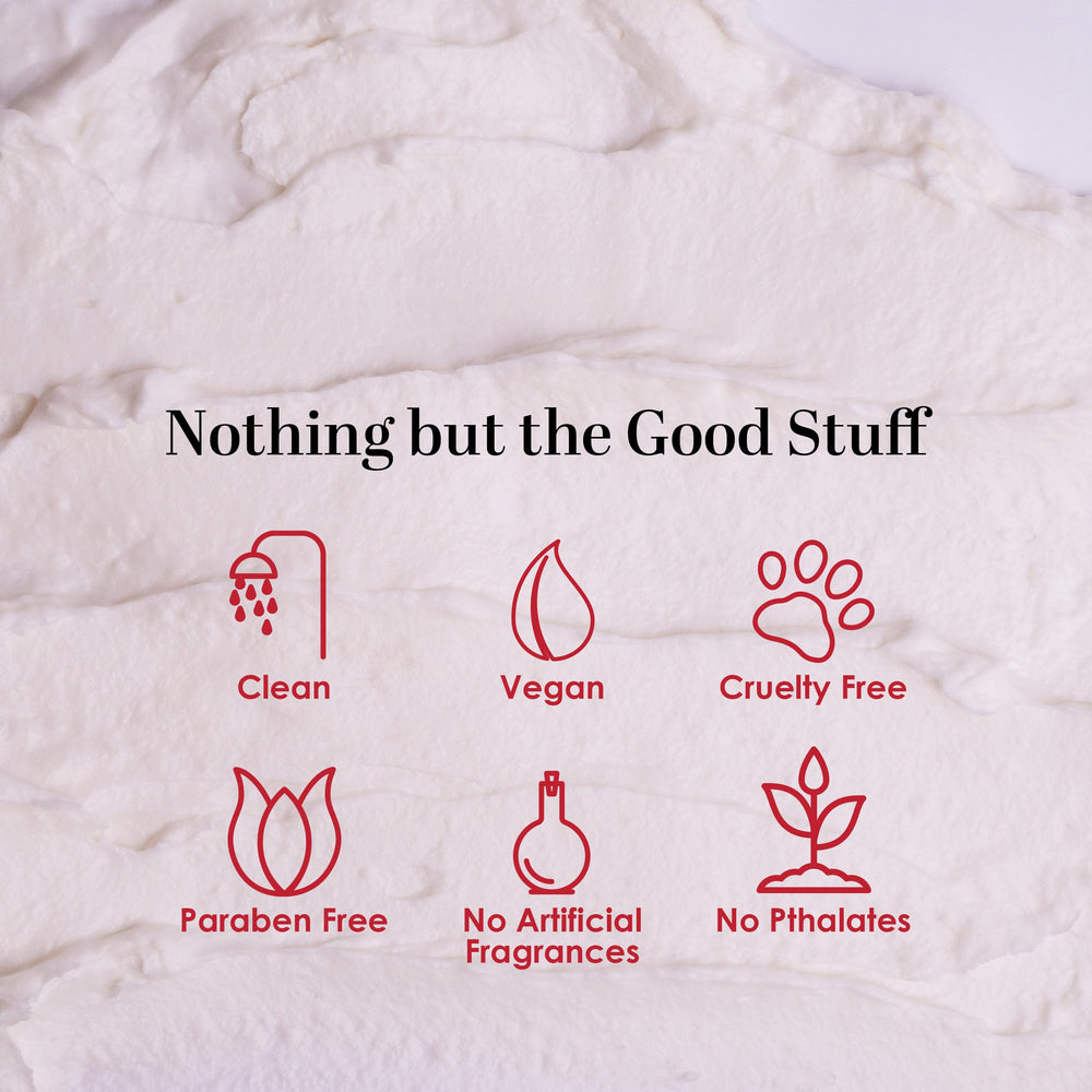 Better Shea Butter Lavender Body Butter relaxing scent evokes calm aromatherapy moment.