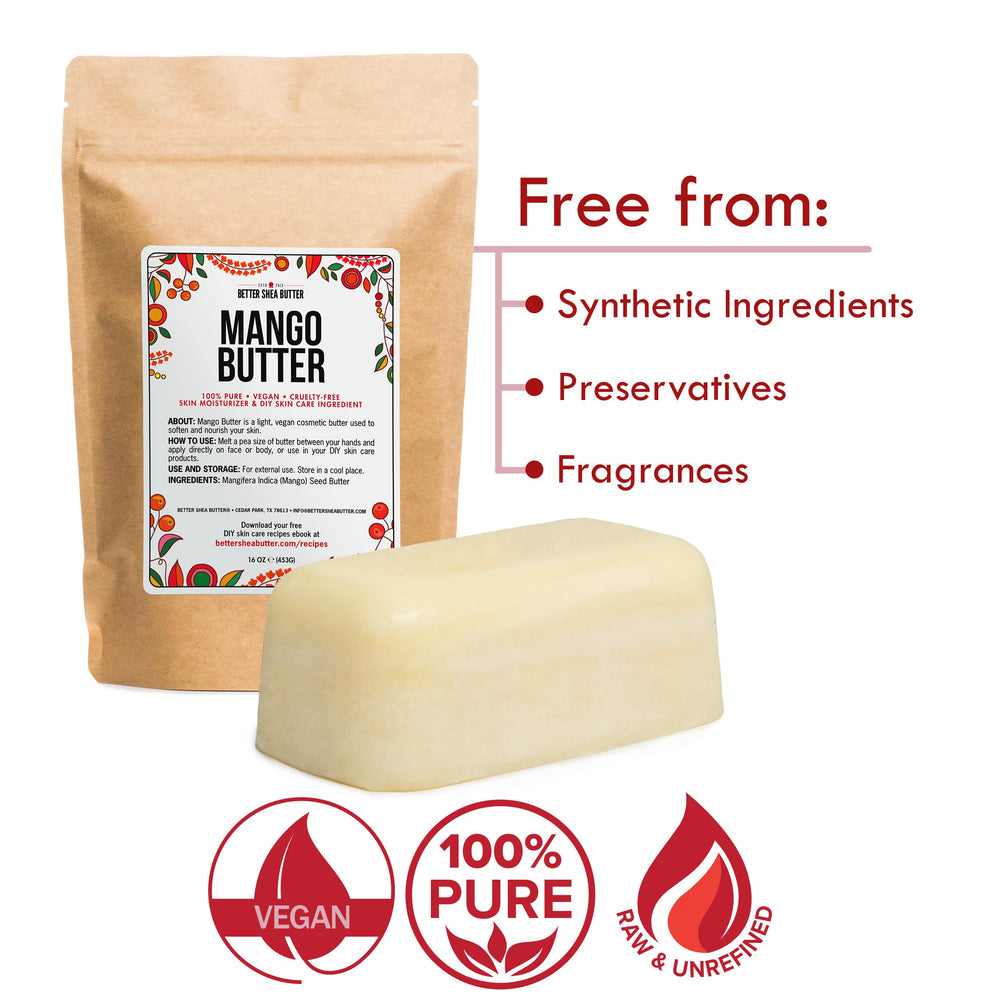 Better Shea Butter Mango Butter DIY recipes scene hints at easy skincare projects