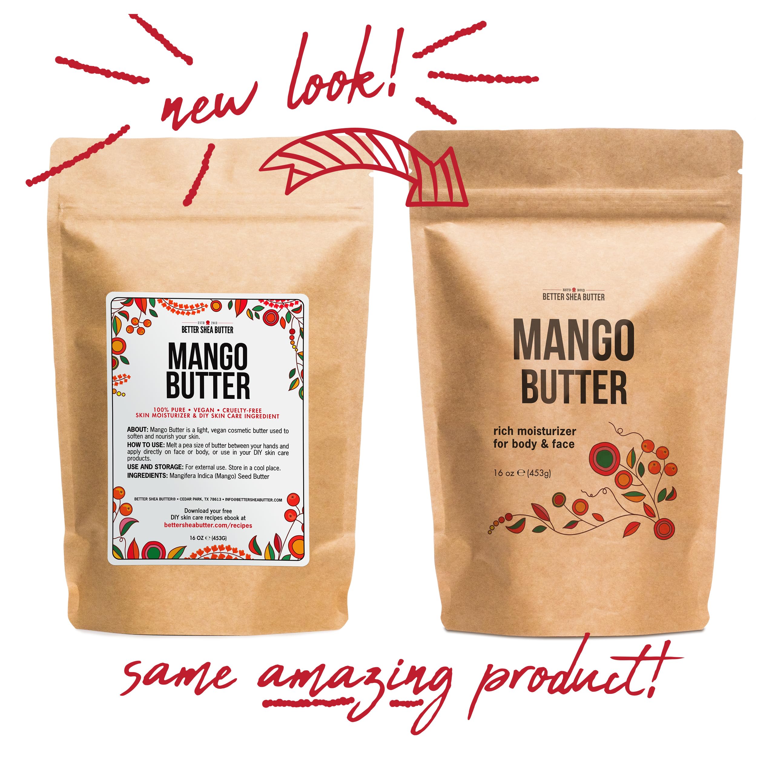 Better Shea Butter Mango Butter hair application demonstrates leave-in conditioning texture